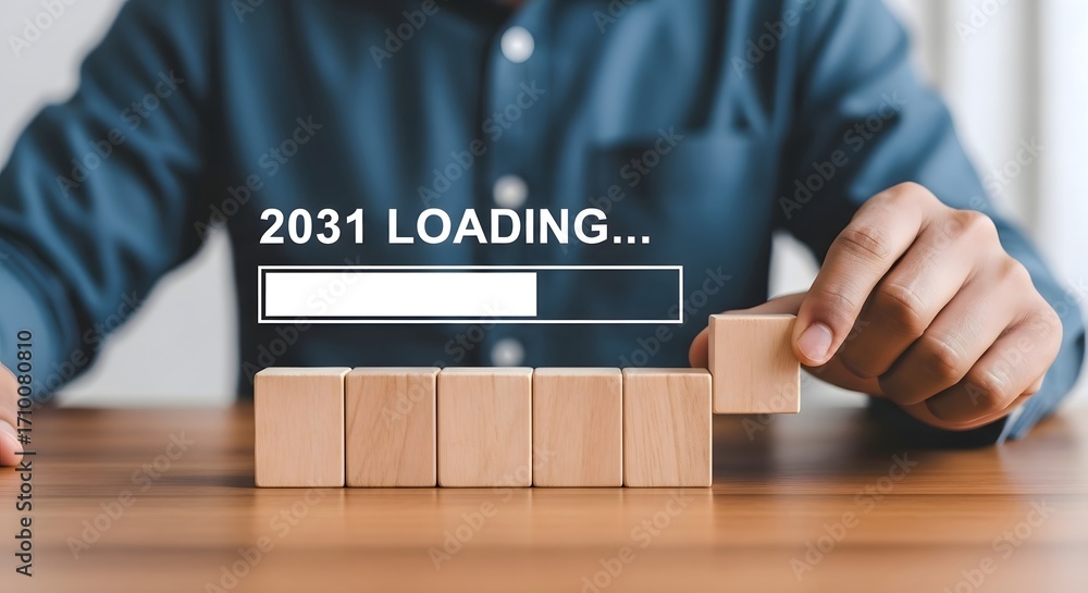 Poster visualizing the future: building blocks for success and planning for the year twenty thirty one
