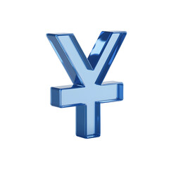 Obraz premium 3d icon of Shining currency symbol illustration representing Japanese Yen