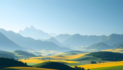 A futuristic digital display with complex data visualizations, likely used for monitoring or control, with two figures in the background.