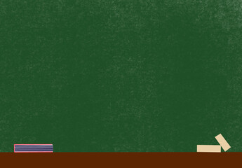 school board with chalk