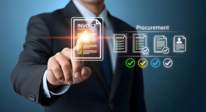 Procurement process automation invoice management digital workflow business technology solution