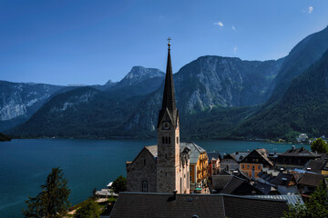 The Evangelical Church of Christ, in Hallstatt, Austria