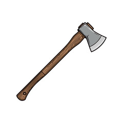 axe isolated on white background