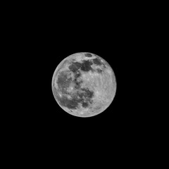 Obraz premium Close-up of The Moon, at Night