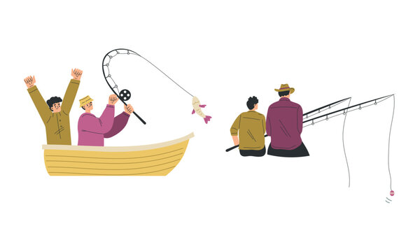 Experience an Exhilarating and Joyful Fishing Adventure in a Beautiful Colorful Boat
