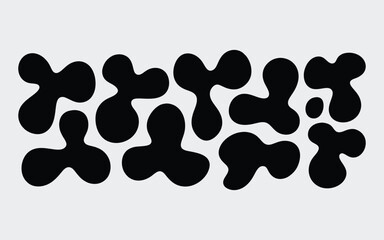 Abstract Blob Shapes and Liquid Forms