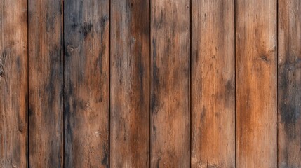 Fototapeta premium Close-up view of rustic wooden planks showcasing natural textures and colors, ideal for backgrounds