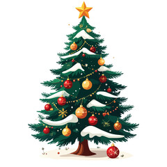 decorated christmas tree