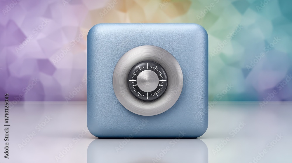 Aufkleber dynamic password management system showcase digital security graphic design modern environment close