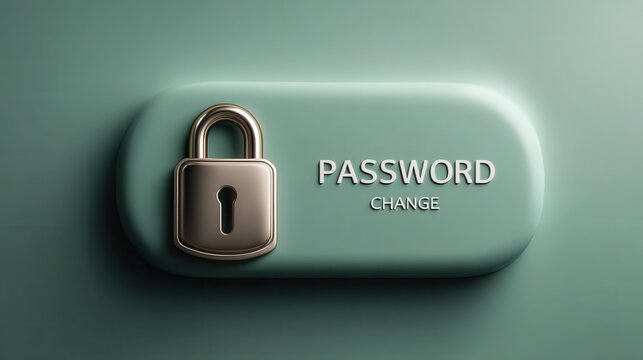 Enhancing password management minimal ui illustration of password change prompt digital workspace graphic design modern aesthetics