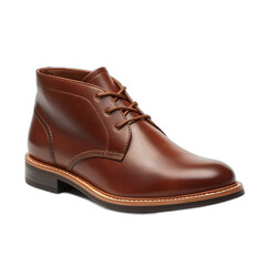 brown leather shoe