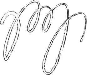 Set of grunge brush strokes