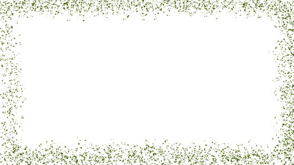 Glitter confetti border frame celebratory sparkling overlay