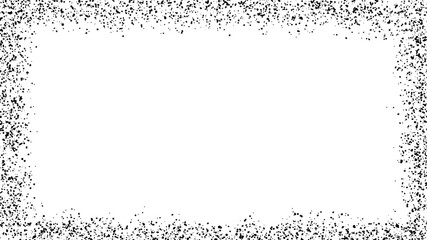 Glitter confetti border frame celebratory sparkling overlay