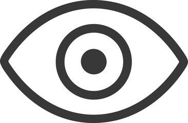 View or visibility simple eye icon