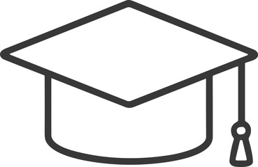 Graduation cap education success symbol icon