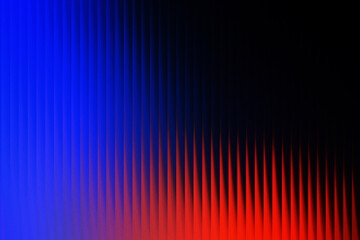 Blue red gradient glass effect texture with glowing vertical lines, modern abstract background for futuristic digital art design
