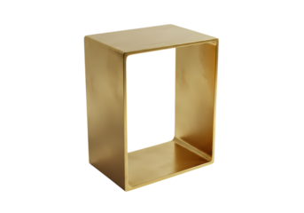 Golden Metallic Design Element - Contemporary Style