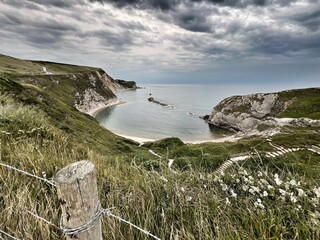 Man O'War Beach near Durdle Door, Lulworth, Dorset UK