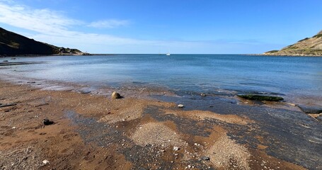 Chapman's Pool, Jurassic Coast,Dorset Uk from the beach