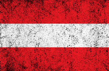 Speckled Grunge Abstract Urban Texture Black White Austria Flag