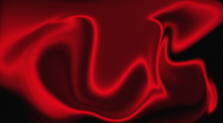 Red Fluid Abstract Background with Light Streaks image
