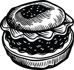 Abstract geometric patterns of diverse shapes and colors in dynamic composition isolated on transparent background