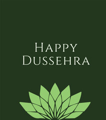 Happy navratri celebration with mandala and trident