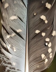 Close-up of a bird feather