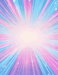 Obraz premium Abstrakter, strahlenförmiger Hintergrund in Pastelltönen