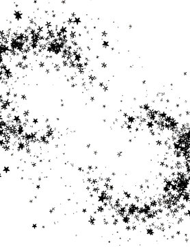 Abstrakte Sternchen-Hintergrundtextur, Vektor-Illustration