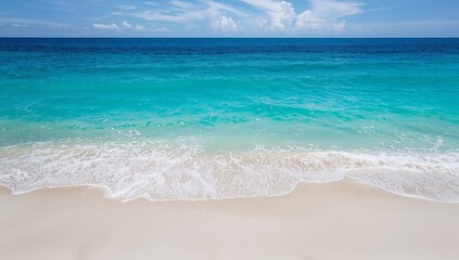 Obraz premium tropical beach with blue sky