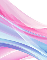Abstrakter Hintergrund mit fließenden Kurven in Rosa und Blau