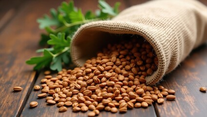 buckwheat in a sack