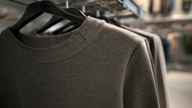 Adjustable rack system in clear focus highlighting customizable height and width features with the surrounding store layout softly blurred.