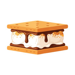 classic s'more dessert graham cracker chocolate marshmallow