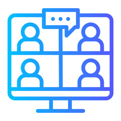 video conference icon