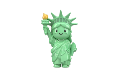 Cute Liberty Statue Figurine
