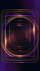 Neon Geometric Abstract Design