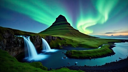 fantasy landscape with clouds