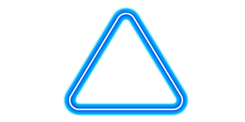 Blue Glowing Frame for Presentation or Social Media