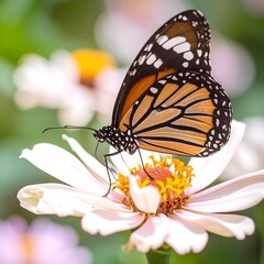 Close-up of a butterfly on a flower (1)