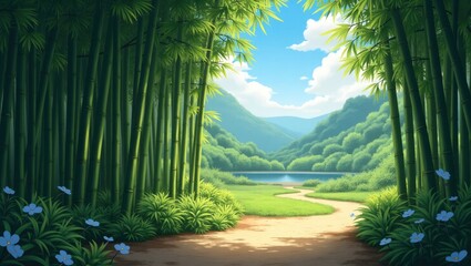 road in the forest
