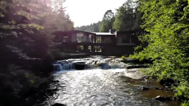 bridge over river