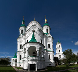 Fototapeta premium Ukraine's Chernihiv Detinets on a cloudy summer day