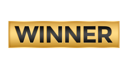 winner gold badge element png file	