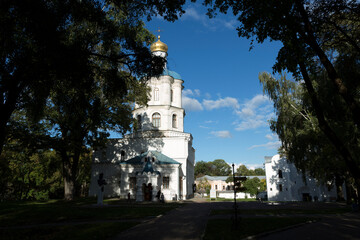 Ukraine's Chernihiv Detinets on a cloudy summer day