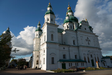 Ukraine's Chernihiv Detinets on a cloudy summer day