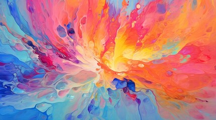 ペンキでペイントされたabstractな画像