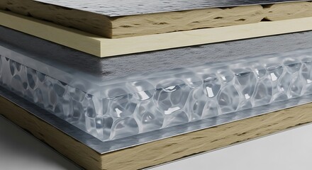 Composite Panel Construction Layers.